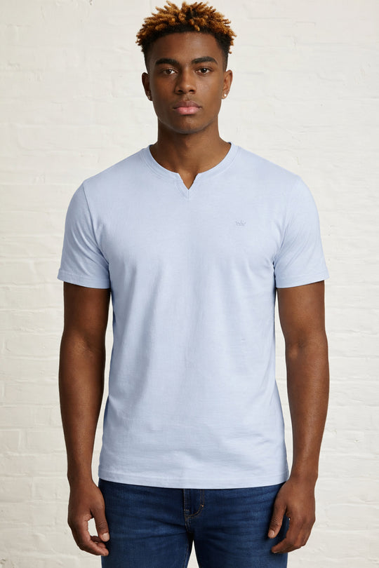 MENS MENS NOTCH NECK TSHIRT