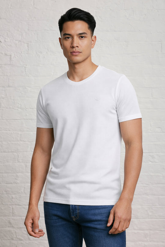 IN SS WAFFLE TEE
