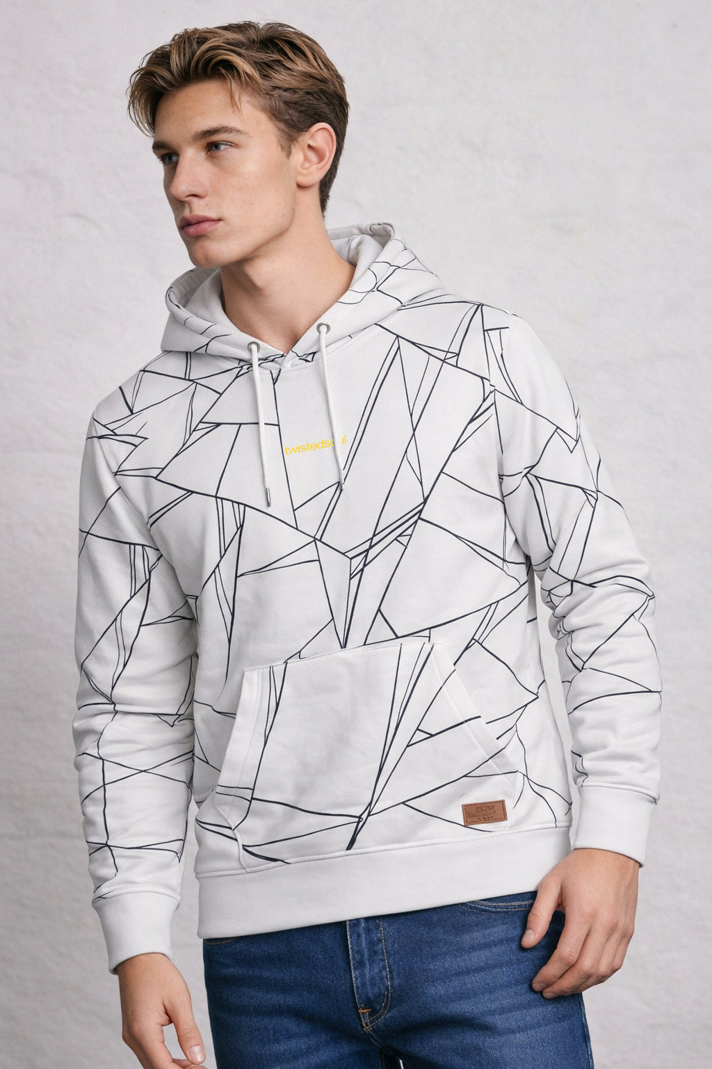 MENS TS SLANT AOP HOODIE