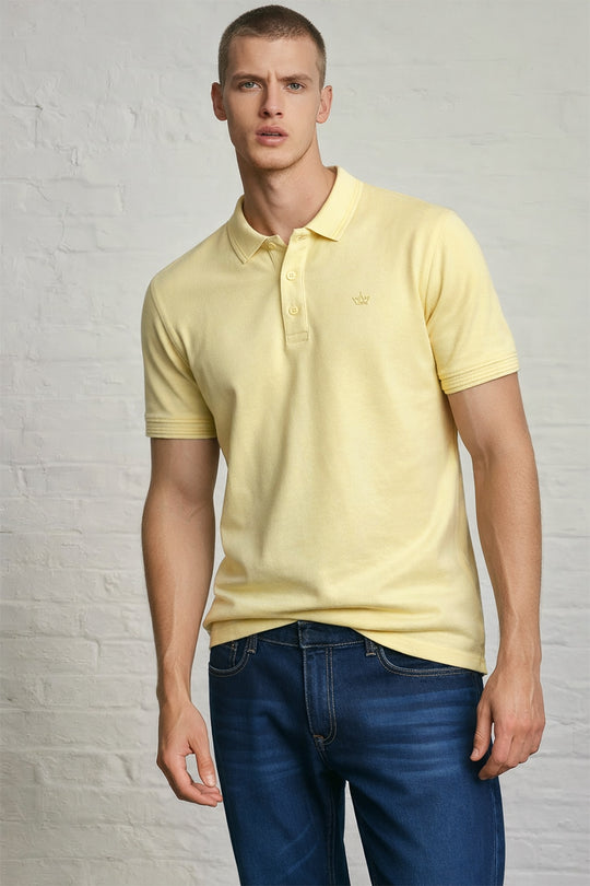 MENS IN CROWN PIQUE POLO