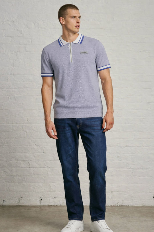 HEXAGON ZIP POLO