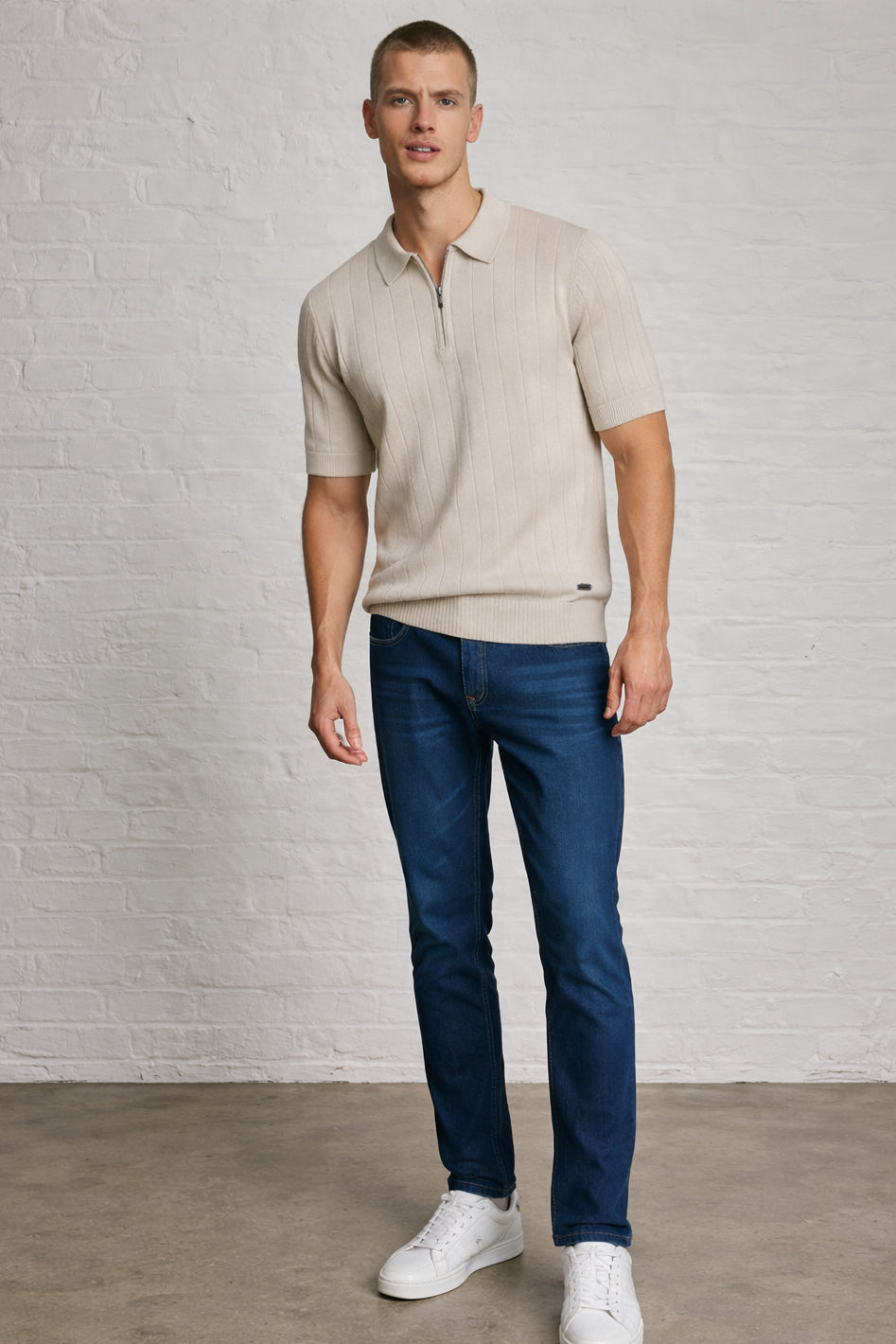 MENS WAGYUE KNIT POLO