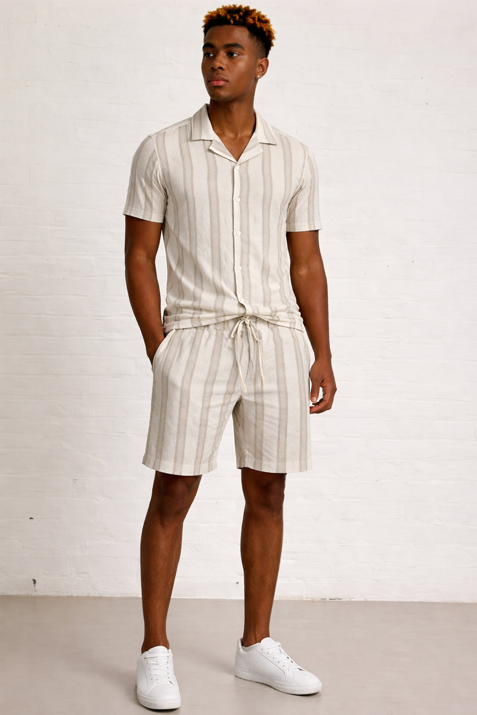 MENS TS STRIPE WOVEN SHIRT