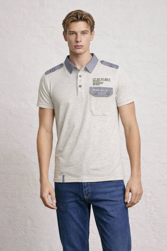 MENS TS MILITARY POLO SPC