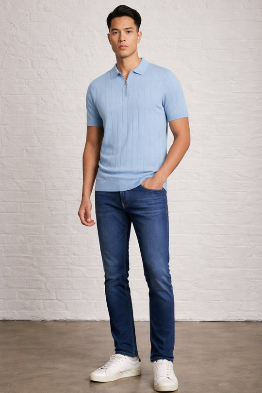 MENS WAGYUE KNIT POLO