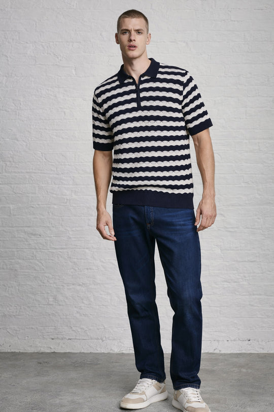 MENS MJB BILLOW KNIT POLO