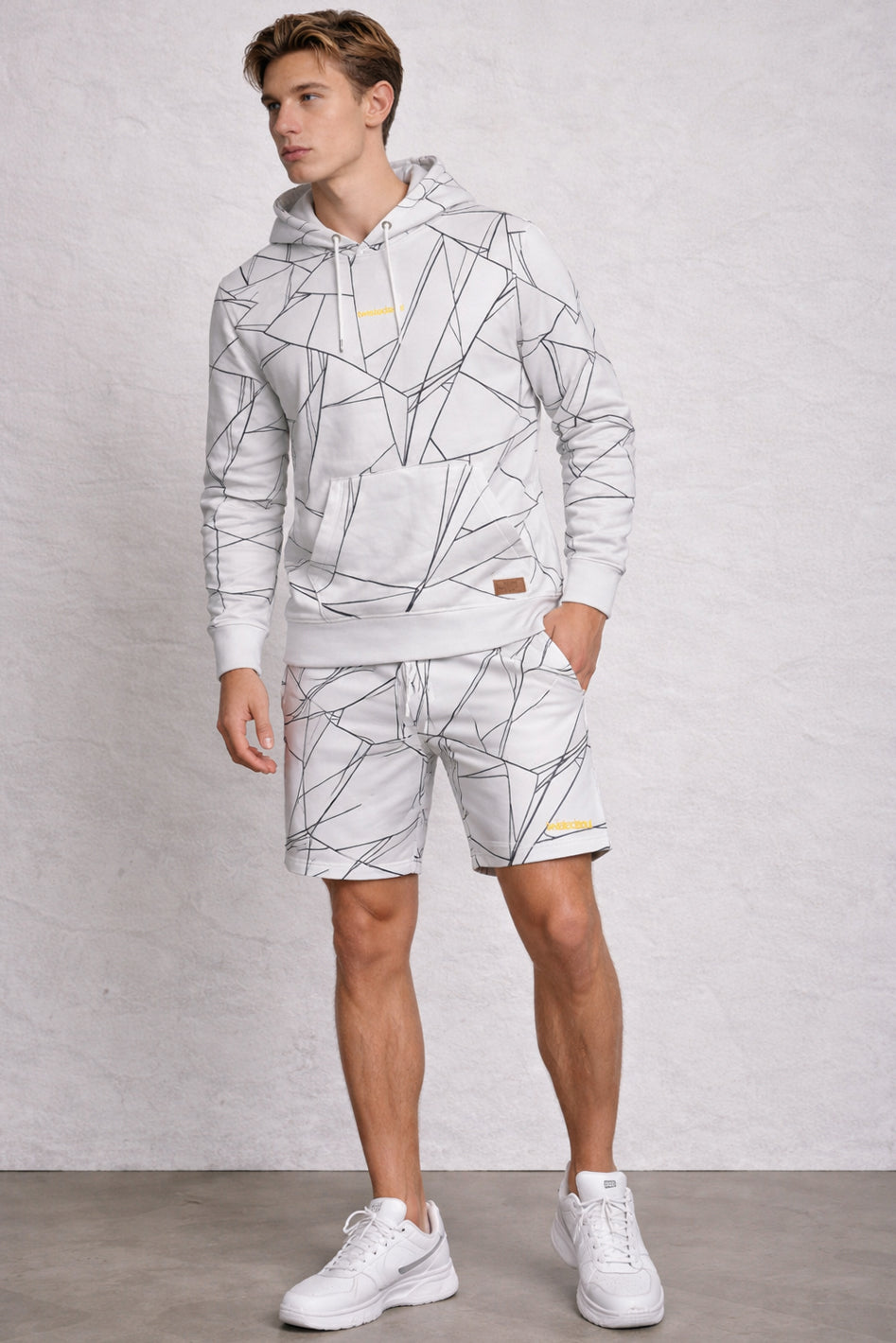 Fashion Fleece TS Slant AOP Shorts