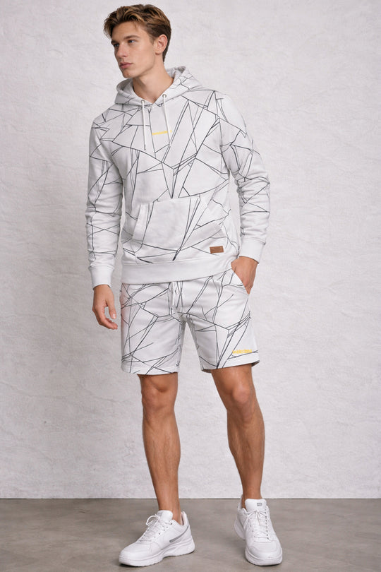 Fashion Fleece TS Slant AOP Shorts
