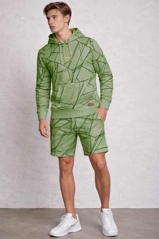 Fashion Fleece TS Slant AOP Shorts
