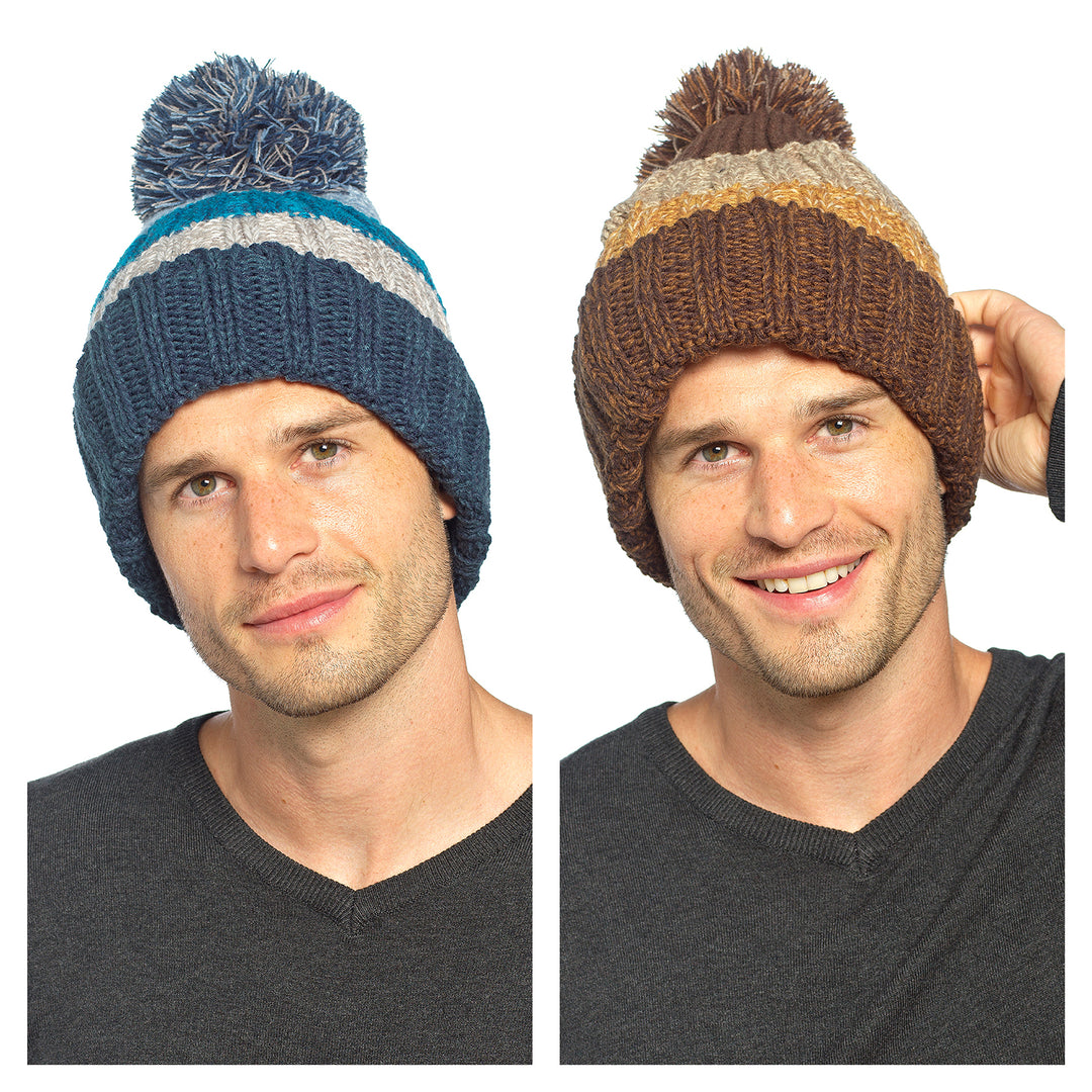 MENS WATERPROOF KNITTED BEANIE HAT