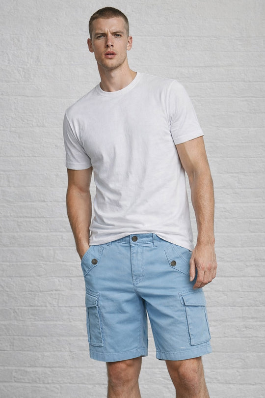 MENS Garment Dyed CARGO shorts