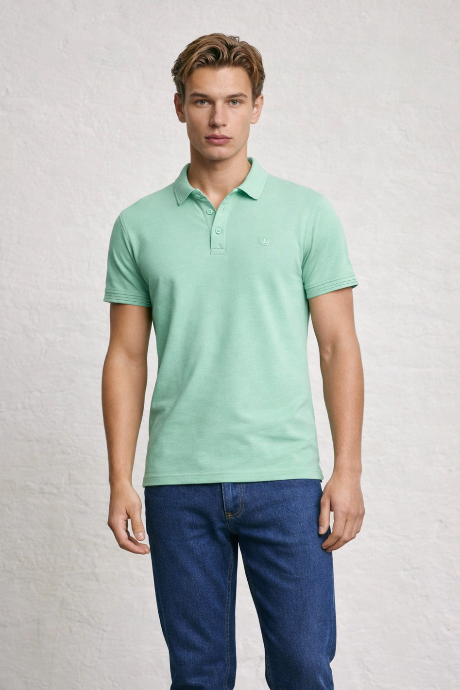 MENS IN CROWN PIQUE POLO