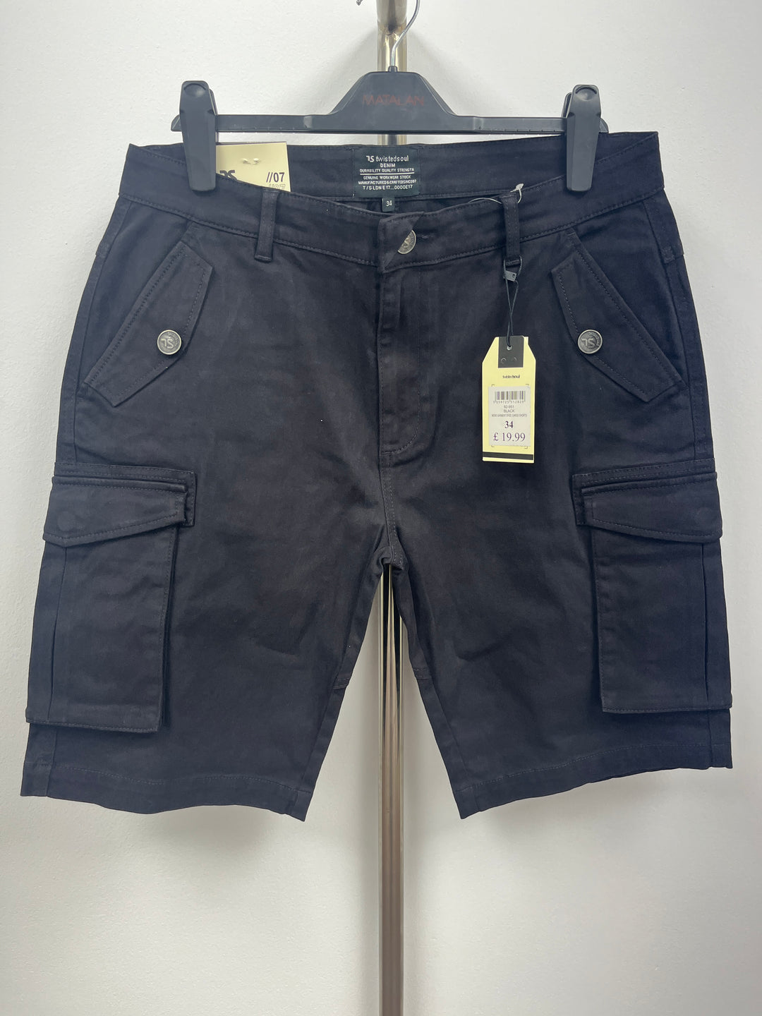 MENS Garment Dyed CARGO shorts