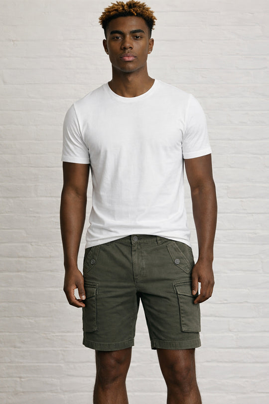 MENS Garment Dyed CARGO shorts