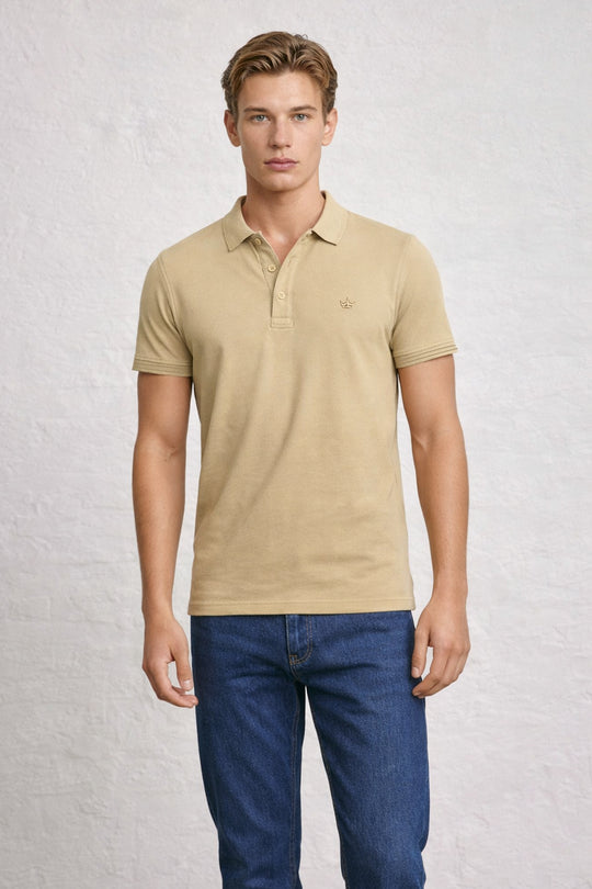MENS IN CROWN PIQUE POLO