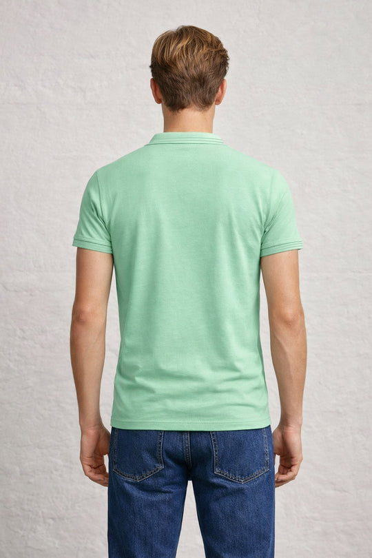 MENS IN CROWN PIQUE POLO