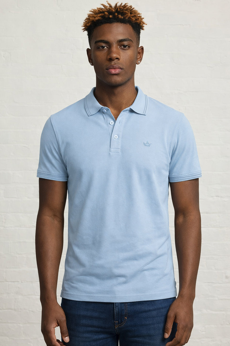 MENS IN CROWN PIQUE POLO