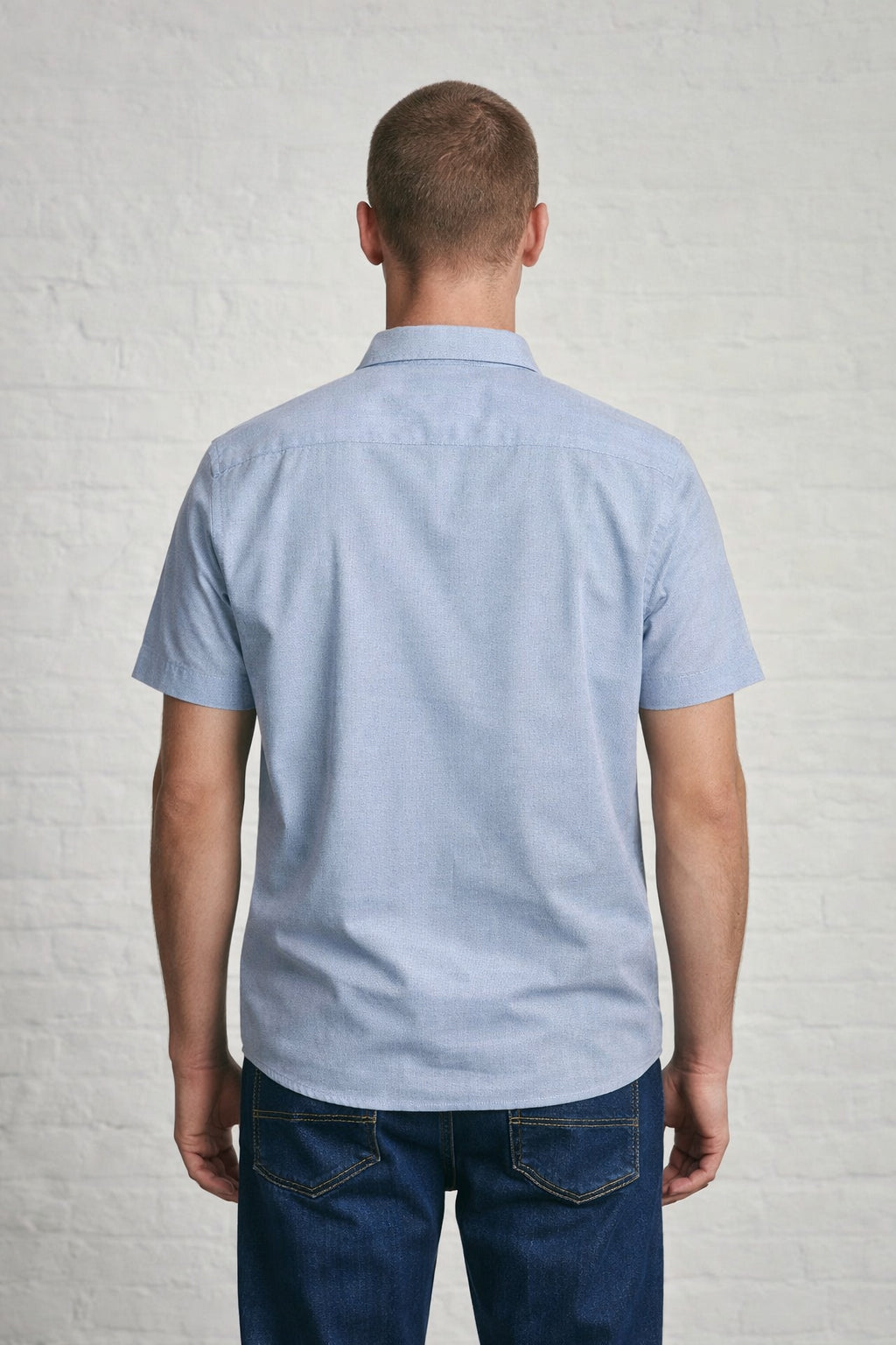 MENS IN CROWN EMB SS OXFORD SHIRT