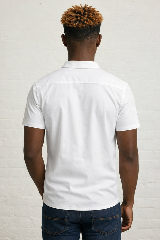MENS IN CROWN EMB SS OXFORD SHIRT