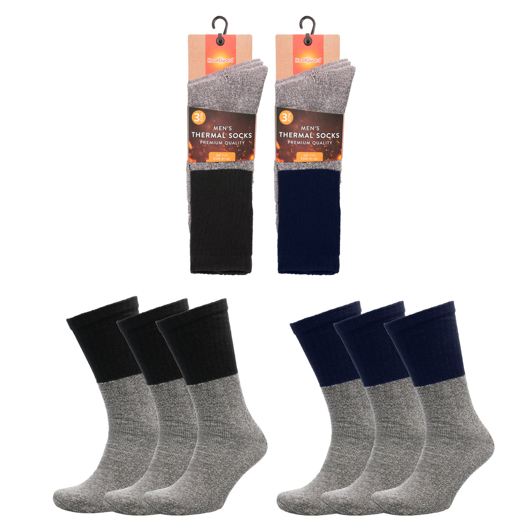 MENS 3 PACK PREMIUM THERMAL SOCKS