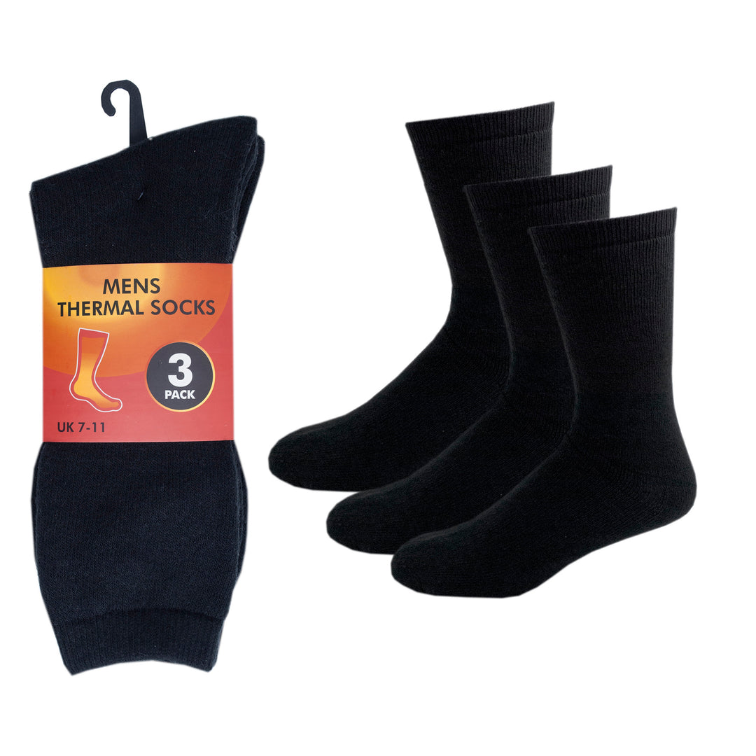 MENS 3 PACK THERMAL SOCKS