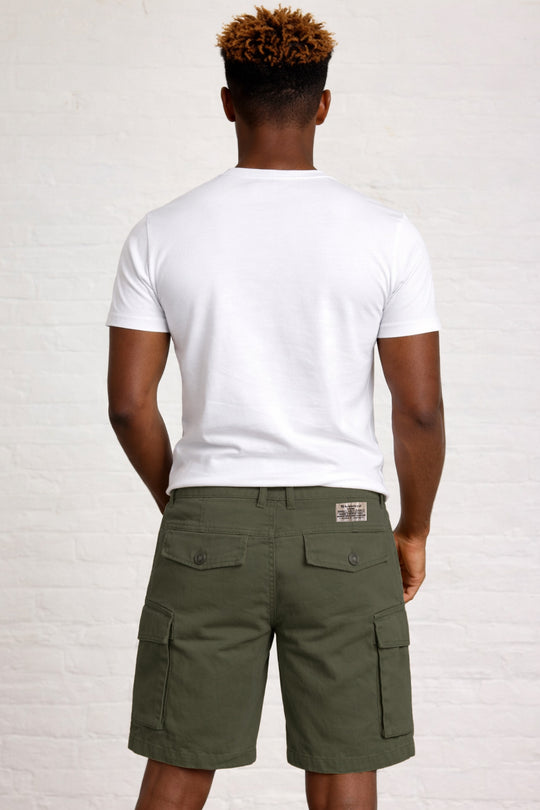 MENS Garment Dyed CARGO shorts