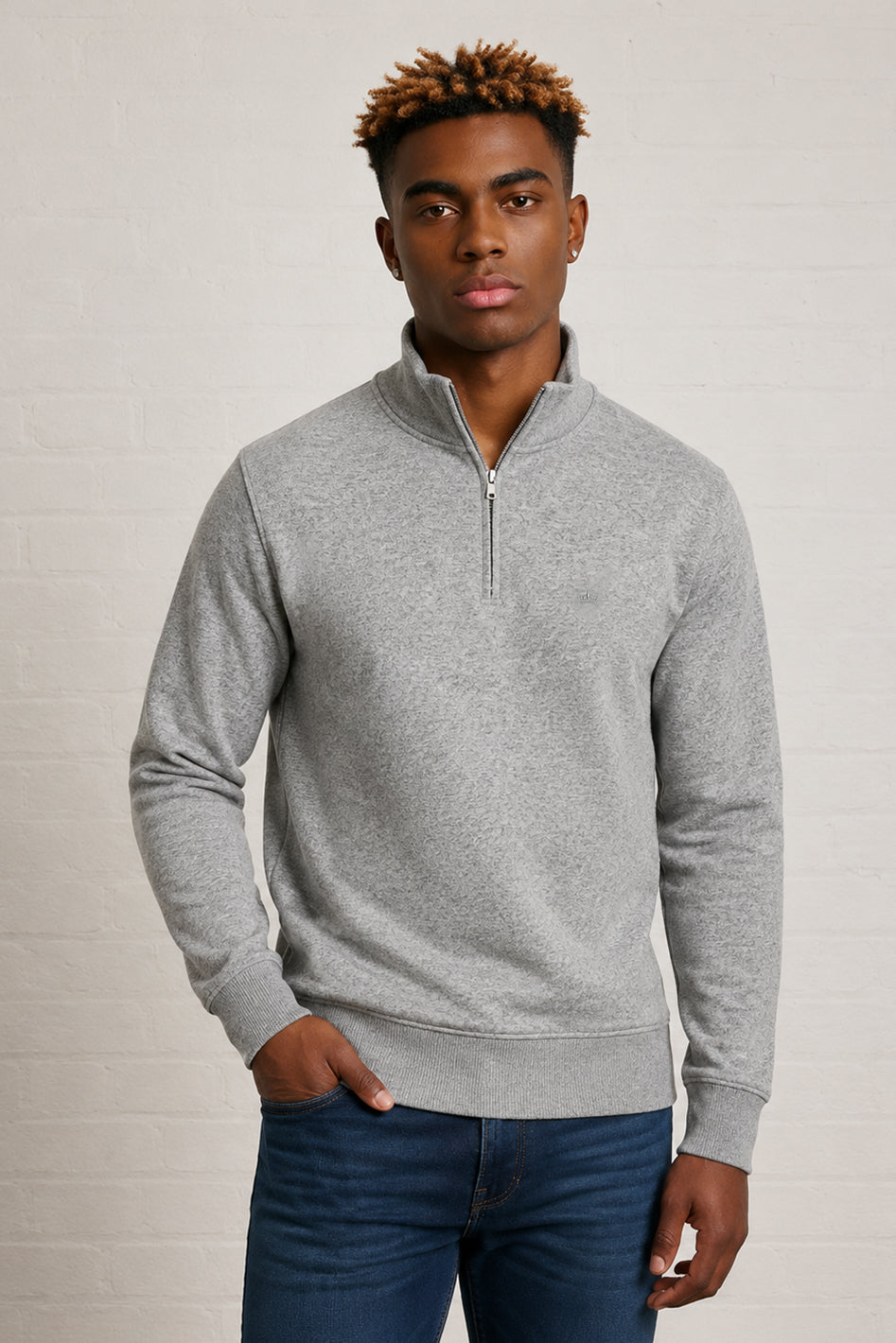 MENS KIRENS STAND UP COLLAR SWEAT