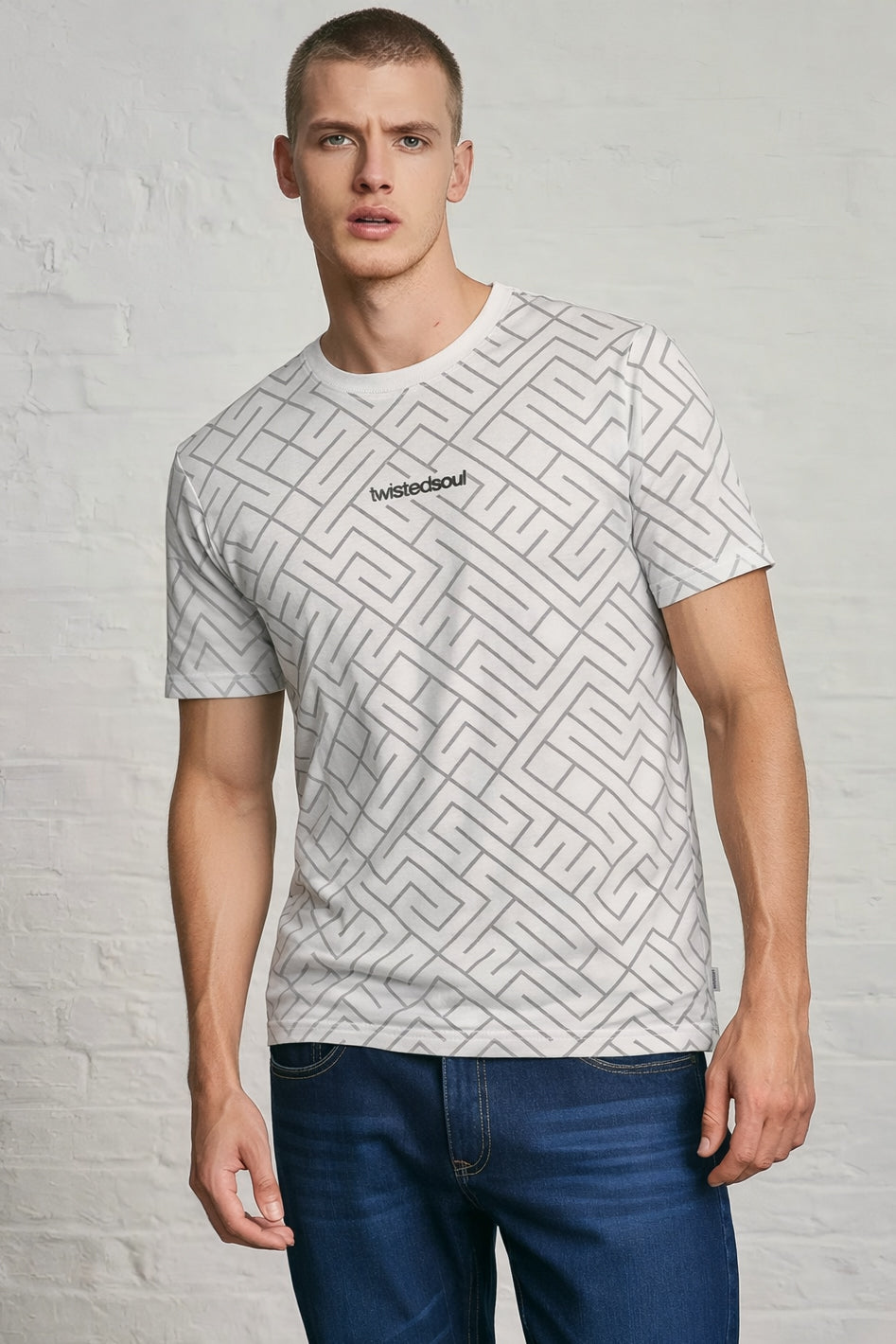 MENS TS GEO AOP SS T-SHIRT