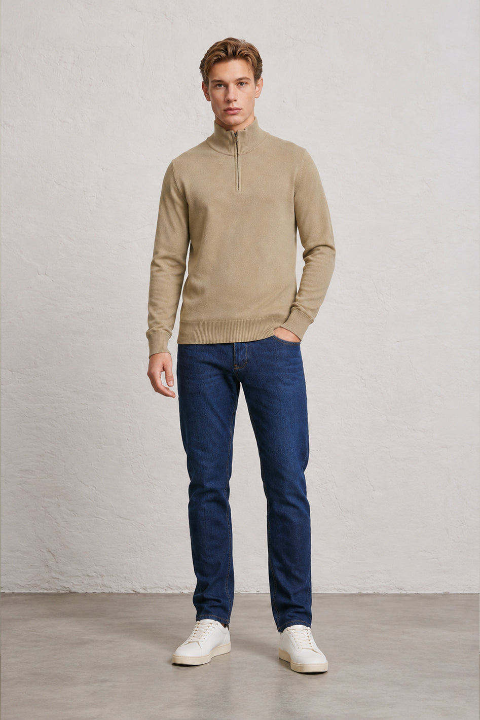 MENS KIRENS STAND UP COLLAR SWEAT