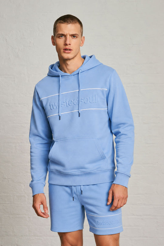 MENS TS SHINE PIPPING STRIPE HOODY