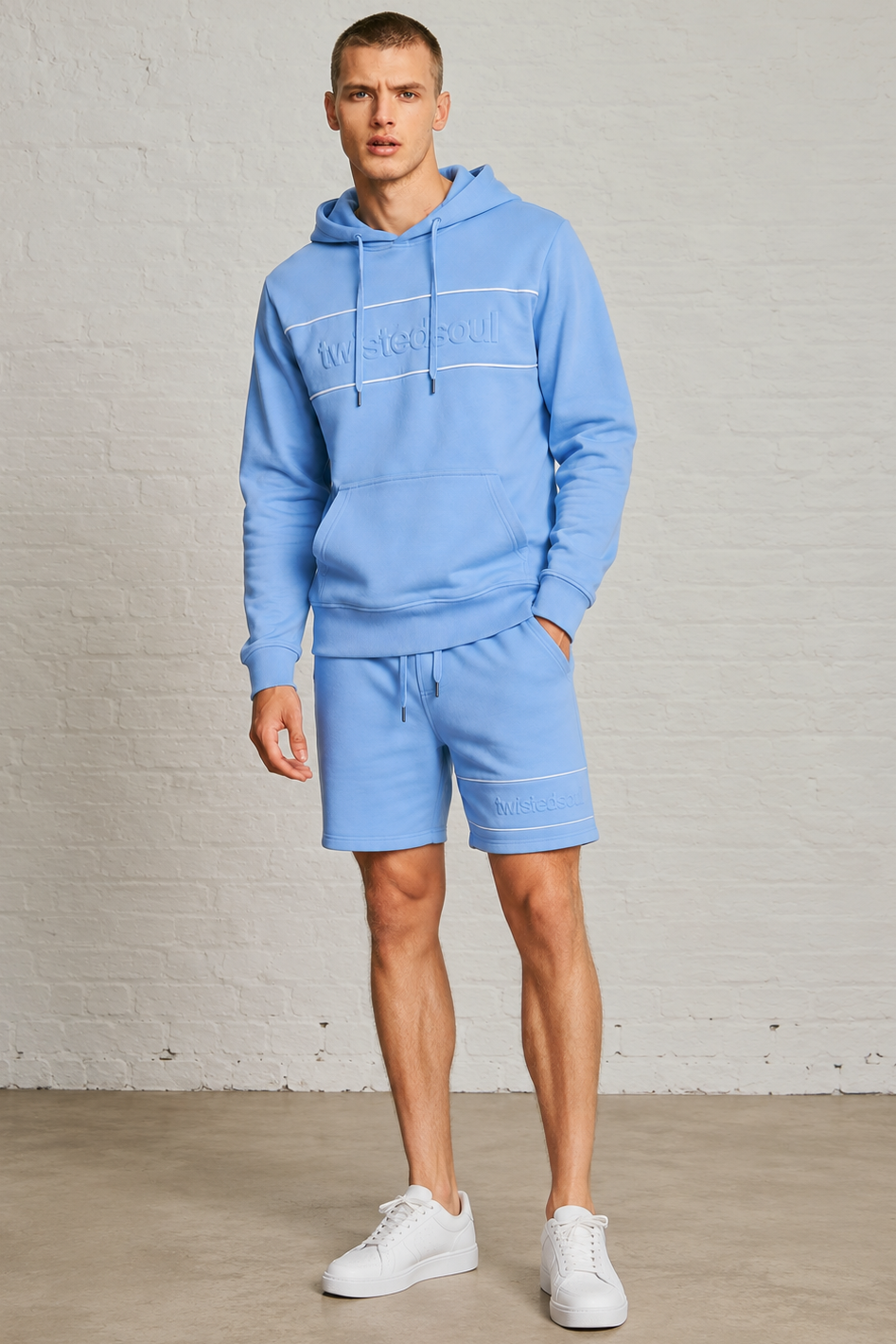 MENS TS SHINE PIPPING STRIPE SHORT
