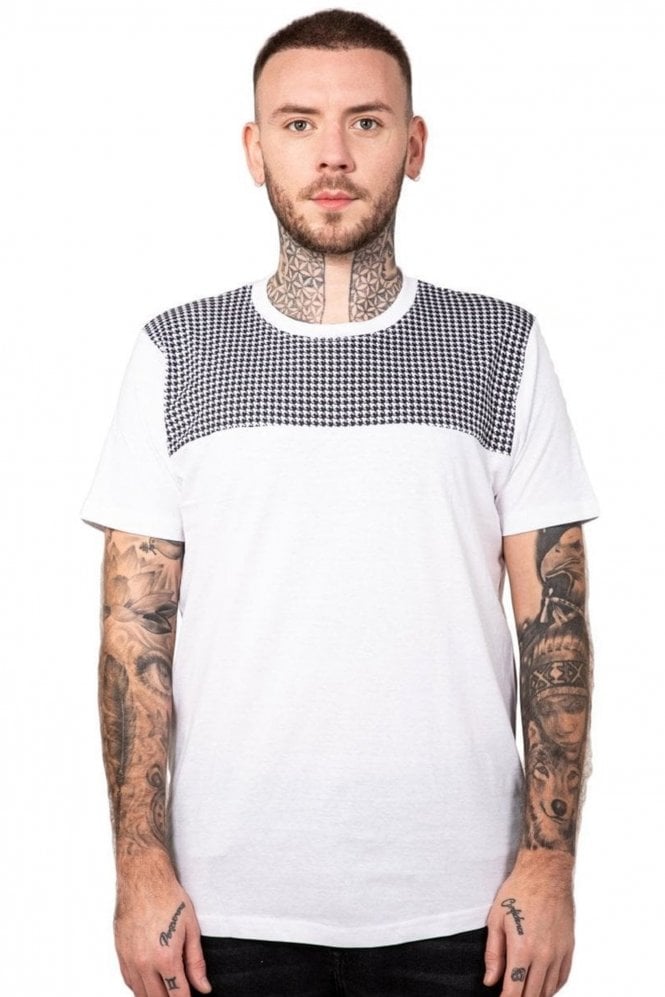Houndstooth Check Crew T-Shirt