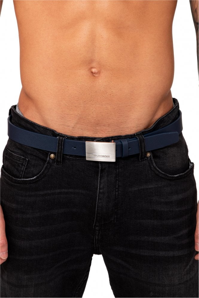 Men's Belts Blue Inc Twisted Soul Formal Belt Accessories